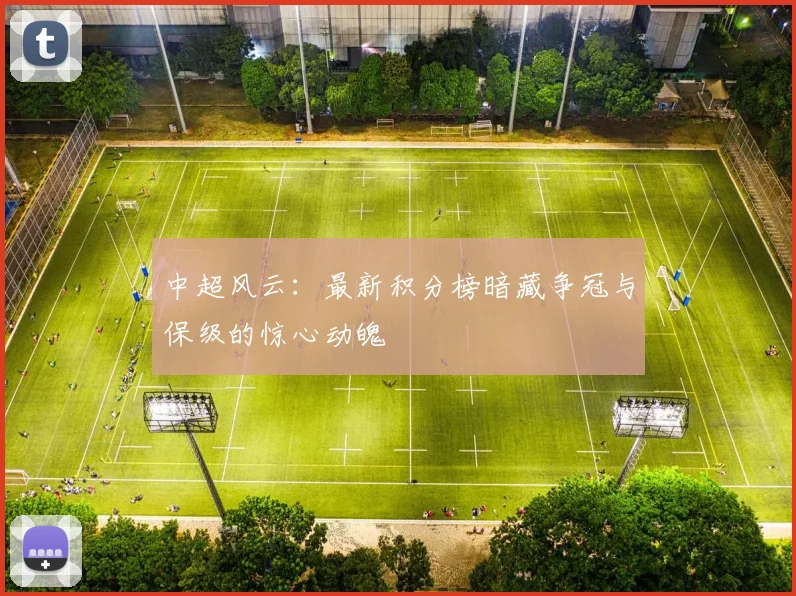 中超风云：最新积分榜暗藏争冠与保级的惊心动魄